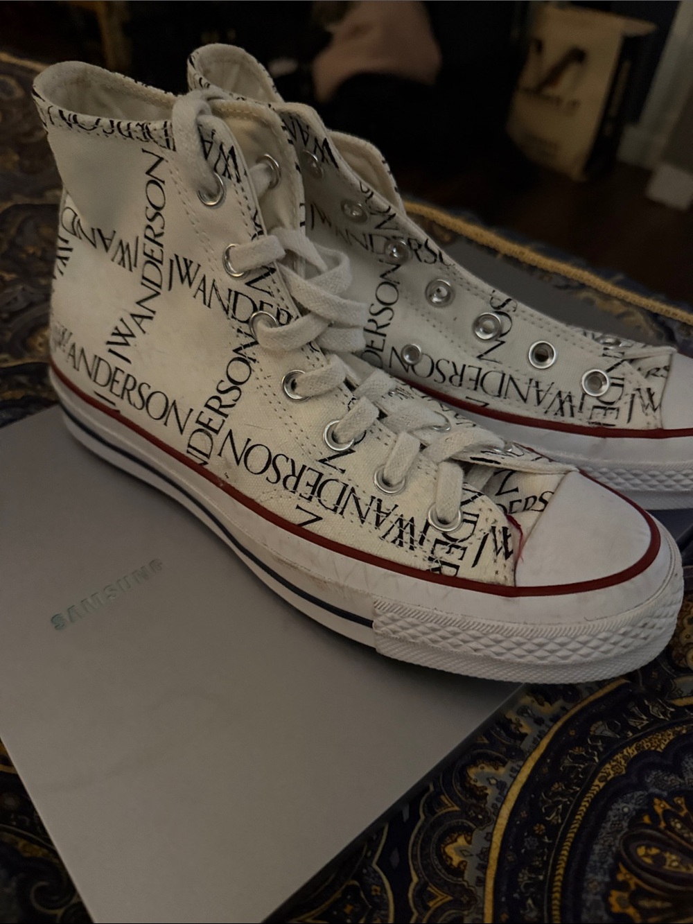 Converse x J.W. Anderson Logo Print High Tops Men’s 5.5 / Women’s 7.5 Rare